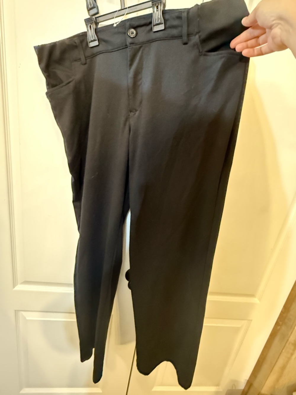 Women’s Black Dress Pants - Classic Straight Leg